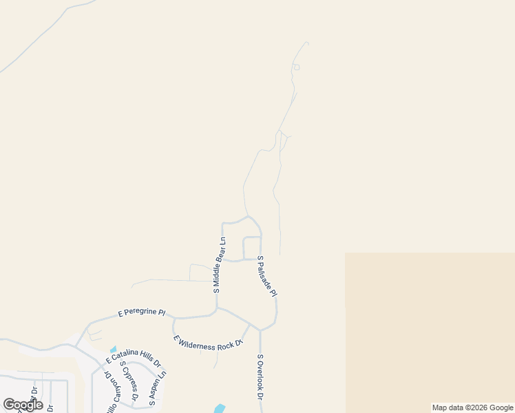 map of restaurants, bars, coffee shops, grocery stores, and more near 66517 East Peregrine Place in Saddlebrooke