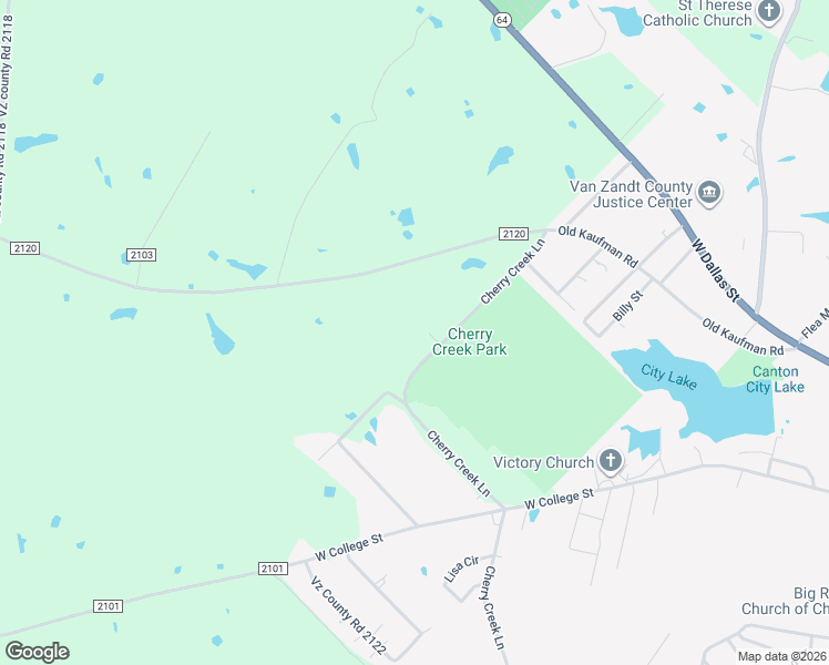 map of restaurants, bars, coffee shops, grocery stores, and more near 449 Cherry Creek Lane in Canton