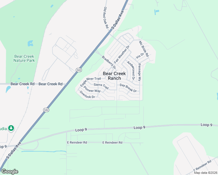 map of restaurants, bars, coffee shops, grocery stores, and more near 1845 Sierra Trail in Lancaster