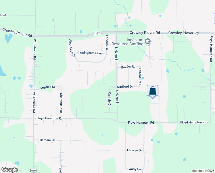 map of restaurants, bars, coffee shops, grocery stores, and more near 2000 Carlisle Drive in Crowley