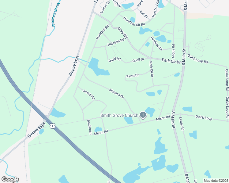 map of restaurants, bars, coffee shops, grocery stores, and more near 180 Mimosa Drive in Swainsboro