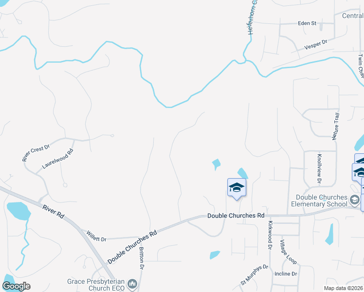 map of restaurants, bars, coffee shops, grocery stores, and more near 515 Double Churches Road in Columbus