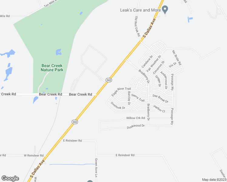 map of restaurants, bars, coffee shops, grocery stores, and more near 1739 Eagle River Trail in Lancaster