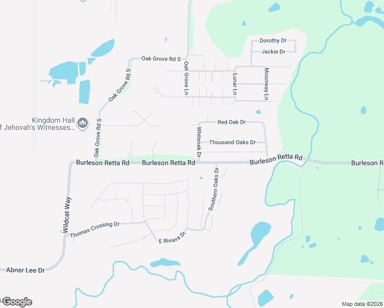 map of restaurants, bars, coffee shops, grocery stores, and more near 1912 Burleson Retta Road in Burleson