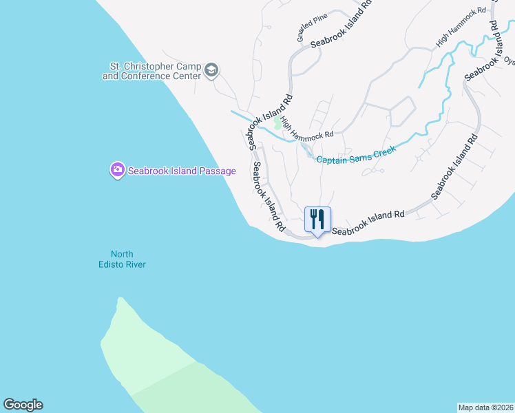 map of restaurants, bars, coffee shops, grocery stores, and more near in Seabrook Island