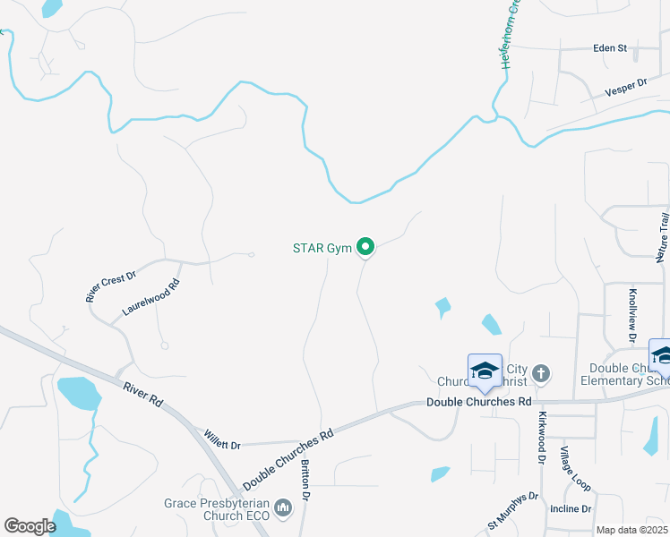 map of restaurants, bars, coffee shops, grocery stores, and more near 311 Lot 9 Double Churches Road in Columbus