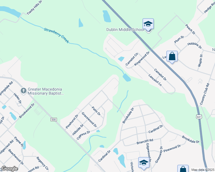map of restaurants, bars, coffee shops, grocery stores, and more near 119 Pinehurst Court in Dublin