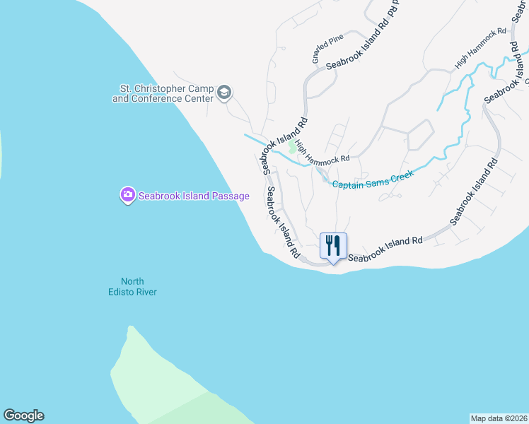 map of restaurants, bars, coffee shops, grocery stores, and more near in Seabrook Island