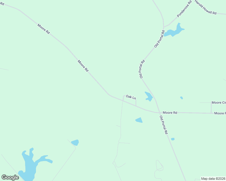 map of restaurants, bars, coffee shops, grocery stores, and more near 5502 Moore Road in Portal