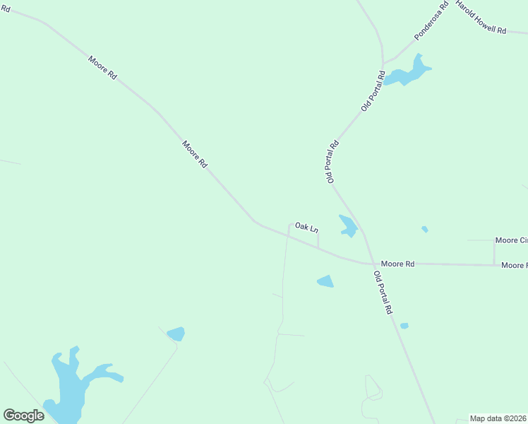 map of restaurants, bars, coffee shops, grocery stores, and more near 5502 Moore Road in Portal