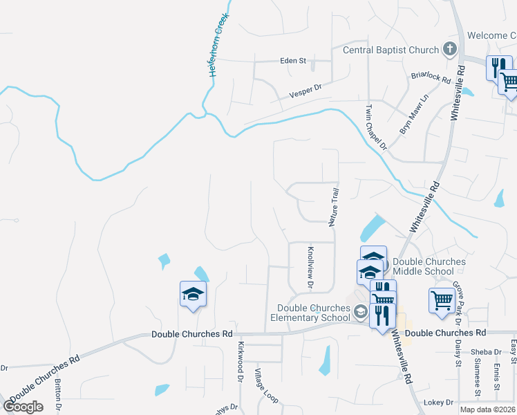 map of restaurants, bars, coffee shops, grocery stores, and more near 7832 Edgewater Drive in Columbus