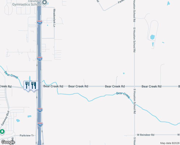 map of restaurants, bars, coffee shops, grocery stores, and more near 2781 Bear Creek Road in Lancaster