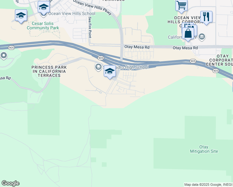 map of restaurants, bars, coffee shops, grocery stores, and more near 1719 San Eugenio in San Diego