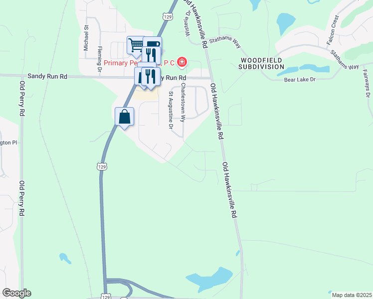 map of restaurants, bars, coffee shops, grocery stores, and more near 403 Charlestown Way in Bonaire