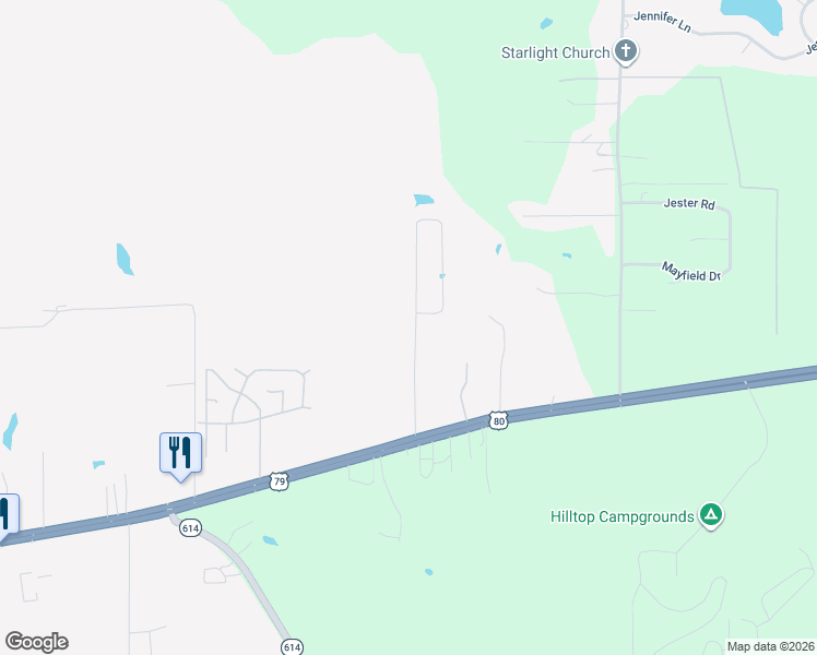 map of restaurants, bars, coffee shops, grocery stores, and more near 5675 U.S. 80 in Princeton