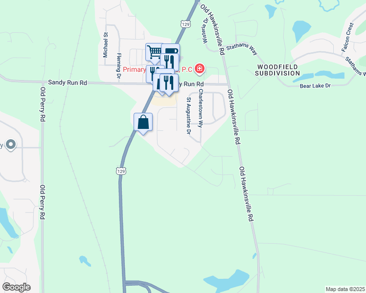 map of restaurants, bars, coffee shops, grocery stores, and more near 118 Wenlock Circle in Bonaire