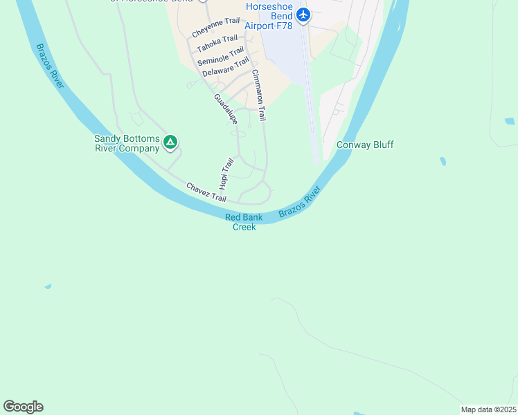 map of restaurants, bars, coffee shops, grocery stores, and more near 137 Chavez Trail in Weatherford