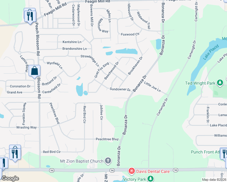 map of restaurants, bars, coffee shops, grocery stores, and more near 203 Sundowner Drive in Bonaire