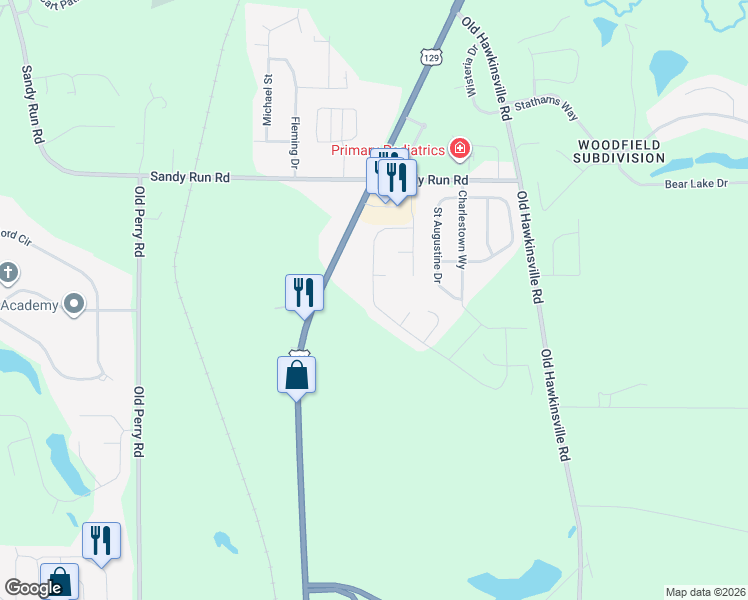 map of restaurants, bars, coffee shops, grocery stores, and more near 214 Edgarton Way in Bonaire