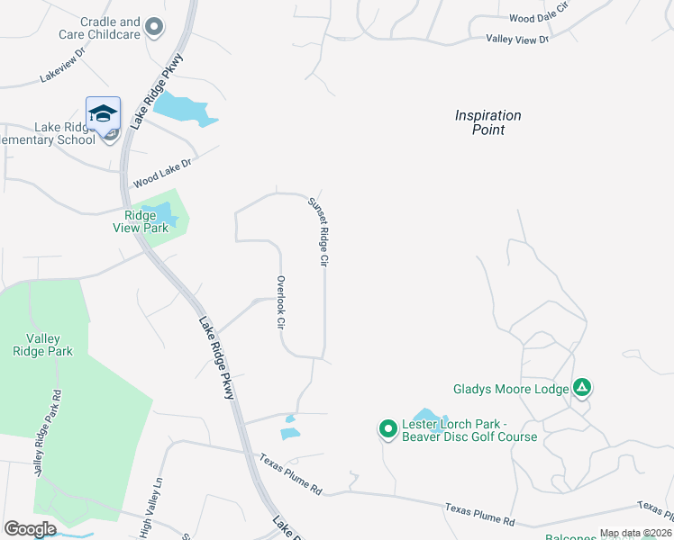 map of restaurants, bars, coffee shops, grocery stores, and more near 1332 Sunset Ridge Circle in Cedar Hill