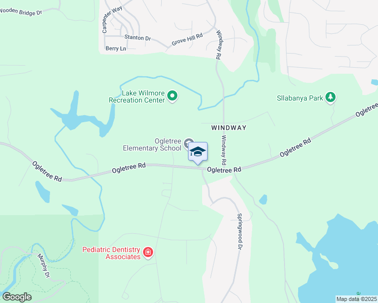 map of restaurants, bars, coffee shops, grocery stores, and more near 737 Ogletree Road in Auburn