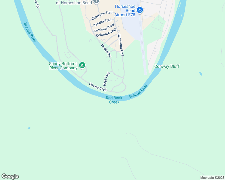 map of restaurants, bars, coffee shops, grocery stores, and more near 161 Chavez Trail in Weatherford