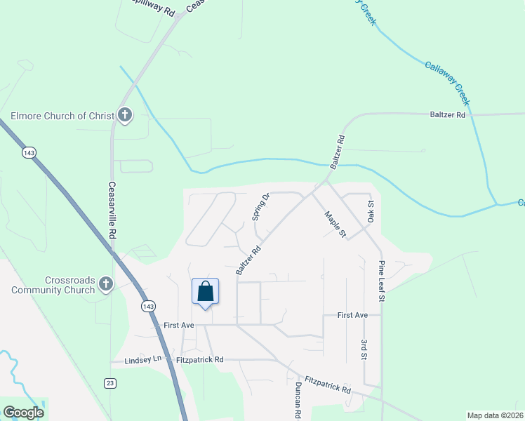 map of restaurants, bars, coffee shops, grocery stores, and more near 212 Spring Drive in Wetumpka