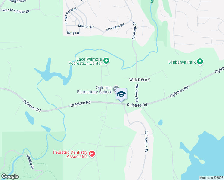 map of restaurants, bars, coffee shops, grocery stores, and more near 737 Ogletree Road in Auburn