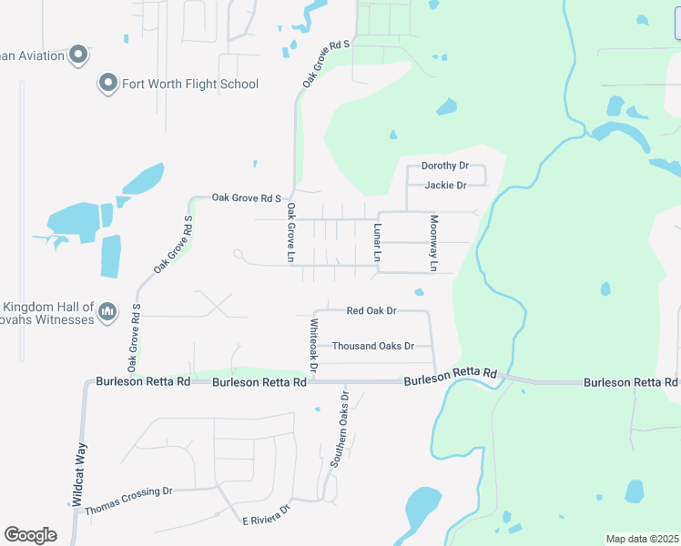 map of restaurants, bars, coffee shops, grocery stores, and more near 1916 Whispering Oaks Street in Burleson