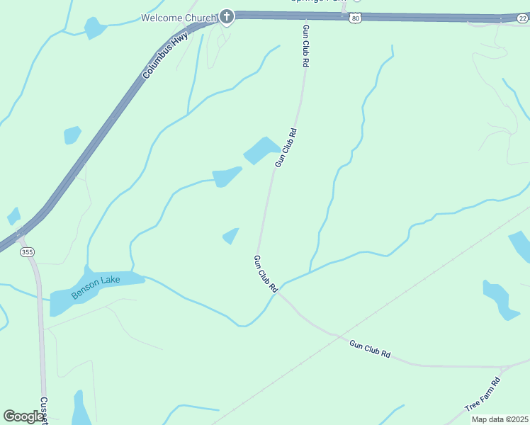 map of restaurants, bars, coffee shops, grocery stores, and more near 676 Gun Club Road in Box Springs