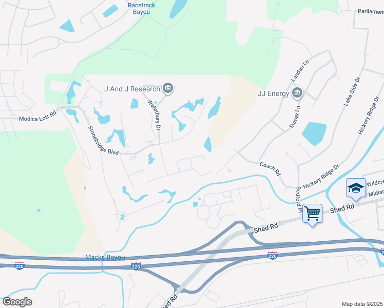 map of restaurants, bars, coffee shops, grocery stores, and more near 317 Paris Place in Bossier City