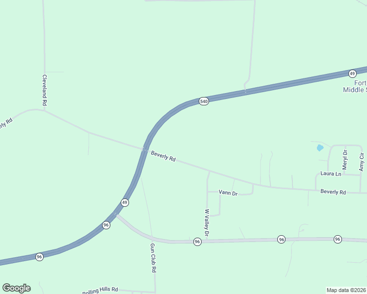 map of restaurants, bars, coffee shops, grocery stores, and more near 908 Beverly Road in Fort Valley