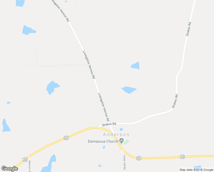 map of restaurants, bars, coffee shops, grocery stores, and more near 1444 Livingston Vernon Road in Flora