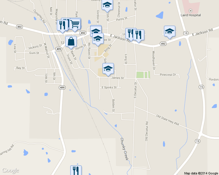 map of restaurants, bars, coffee shops, grocery stores, and more near 199 Bolden Street in Union