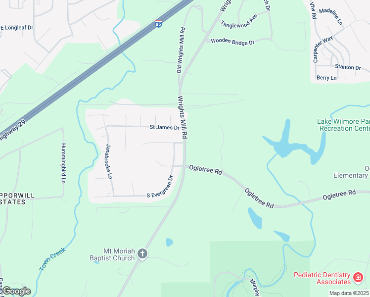 map of restaurants, bars, coffee shops, grocery stores, and more near 2001 Wrights Mill Road in Auburn