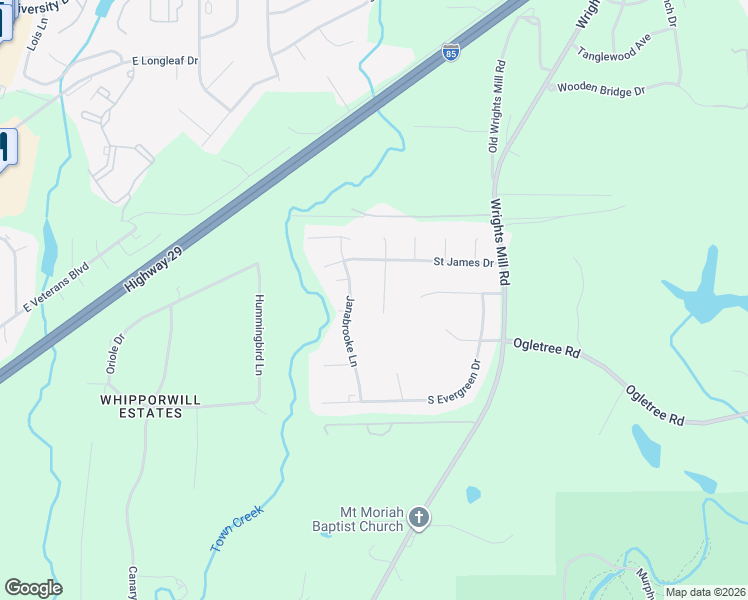 map of restaurants, bars, coffee shops, grocery stores, and more near 2026 Saint Patrick Court in Auburn