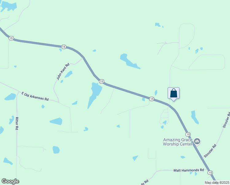 map of restaurants, bars, coffee shops, grocery stores, and more near 3077 Louisiana 15 in Calhoun
