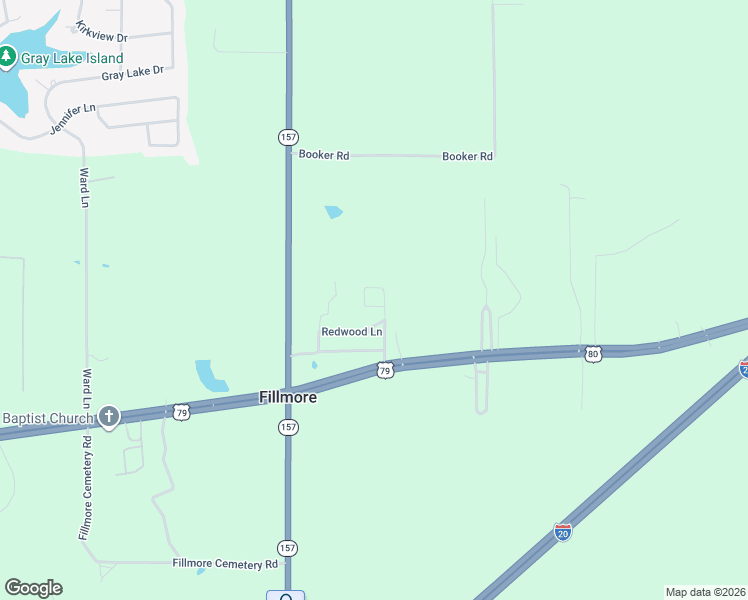 map of restaurants, bars, coffee shops, grocery stores, and more near 7504 Pecanwood Lane in Haughton