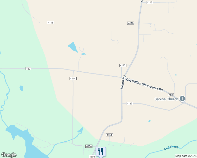 map of restaurants, bars, coffee shops, grocery stores, and more near 14309 County Road 452 in Lindale