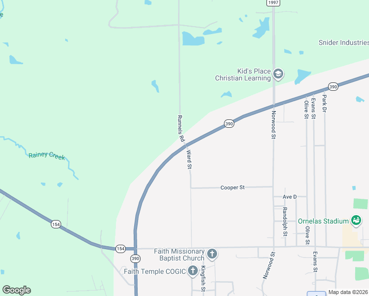 map of restaurants, bars, coffee shops, grocery stores, and more near 2598 Texas 390 Loop in Marshall