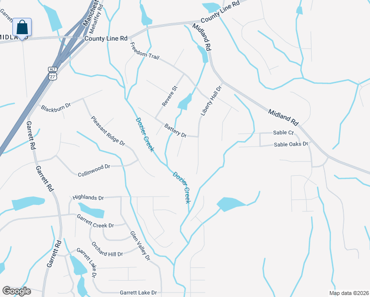 map of restaurants, bars, coffee shops, grocery stores, and more near 8520 Tavern Court in Columbus