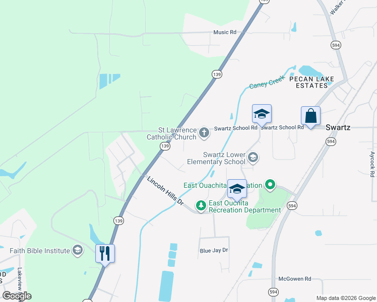 map of restaurants, bars, coffee shops, grocery stores, and more near 149 Ezernack Rd in Monroe