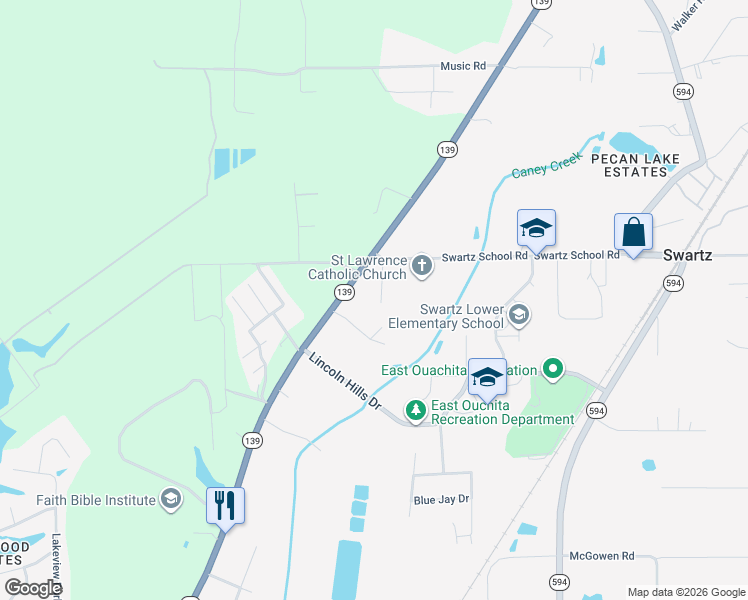 map of restaurants, bars, coffee shops, grocery stores, and more near 149 Ezernack Rd in Monroe