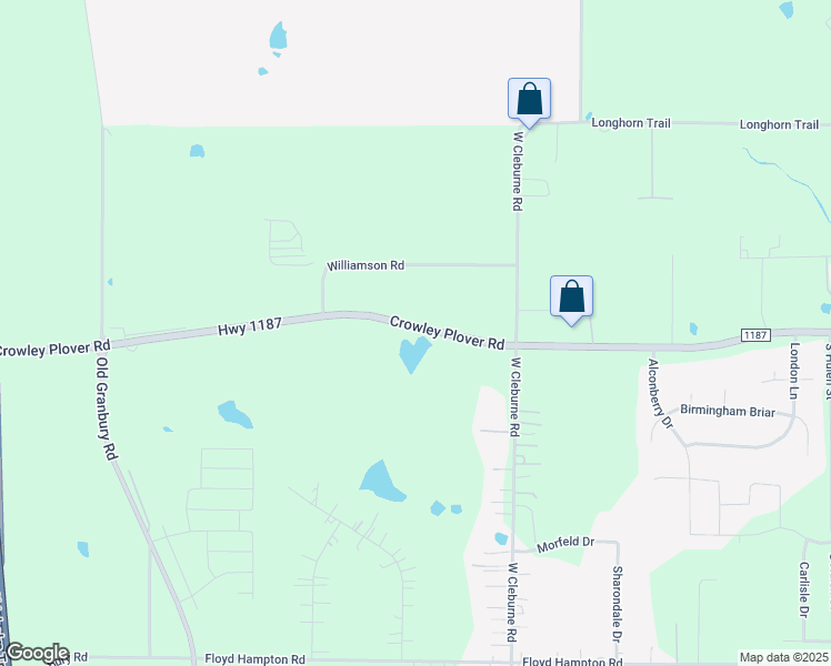 map of restaurants, bars, coffee shops, grocery stores, and more near in Crowley
