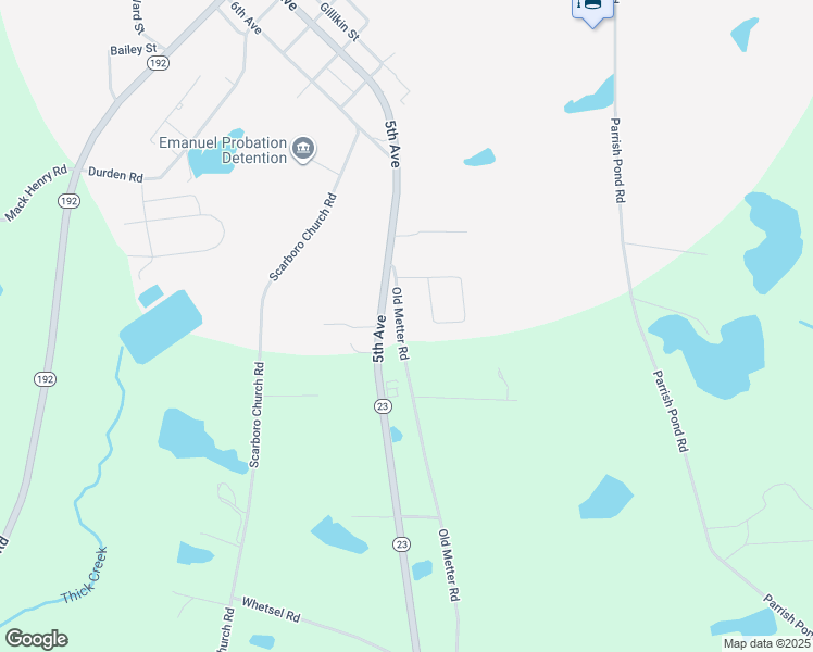 map of restaurants, bars, coffee shops, grocery stores, and more near 131 Old Metter Road in Twin City