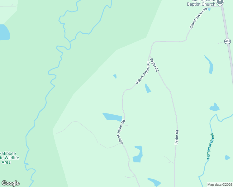 map of restaurants, bars, coffee shops, grocery stores, and more near 10969 Gilbert Joyner Road in Meridian
