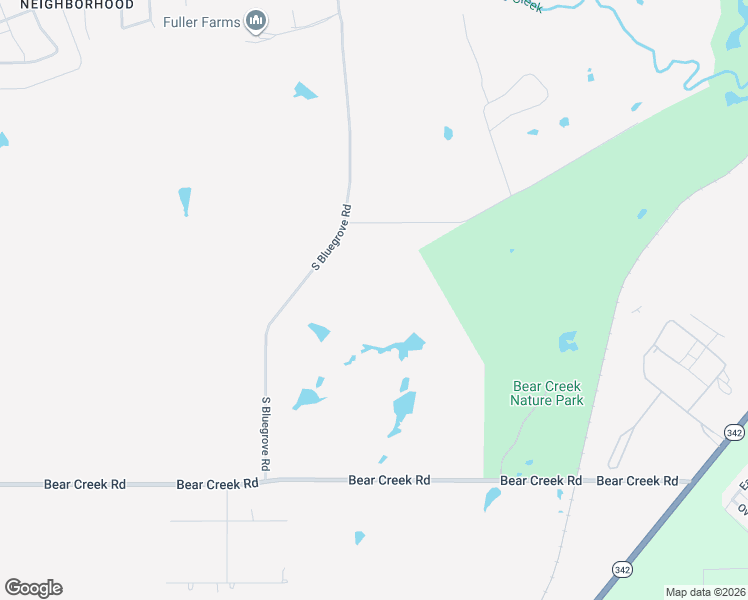 map of restaurants, bars, coffee shops, grocery stores, and more near 800 South Bluegrove Road in Lancaster