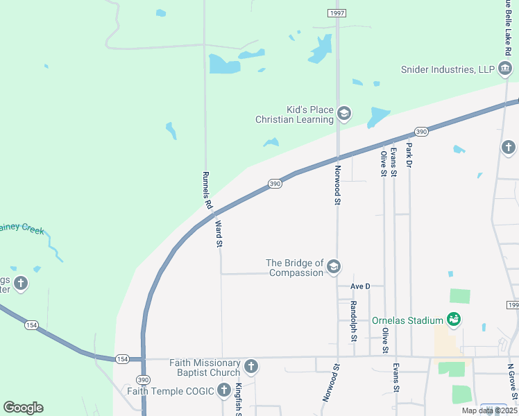 map of restaurants, bars, coffee shops, grocery stores, and more near 2626 West Loop 390 North in Marshall