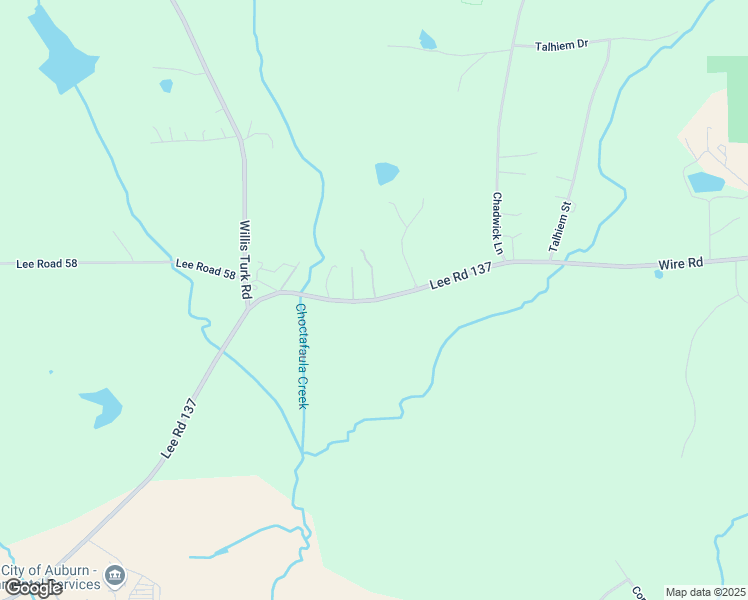 map of restaurants, bars, coffee shops, grocery stores, and more near 3258 Lee Road 137 in Auburn