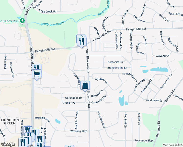 map of restaurants, bars, coffee shops, grocery stores, and more near 126 Wynfield Lane in Bonaire